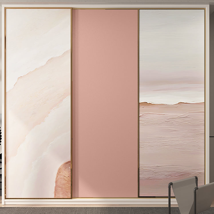 Removable Peel and Stick Wallpaper of Blush Painting